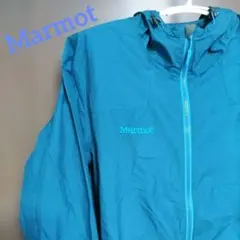 Marmot フード付きジャケット 青