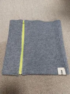 【新品未使用品】MEDE19F　ジップアップネックウォーマー グレー　フェリシモ