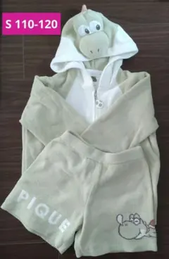 ジェラートピケ ヨッシー ルームウェア パーカー ショートパンツ 110 120