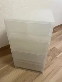 無印良品 ポリプロピレンケース 浅型 引出 4点セット