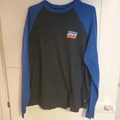 Levi's 長袖Tシャツ ブラック/ブルー