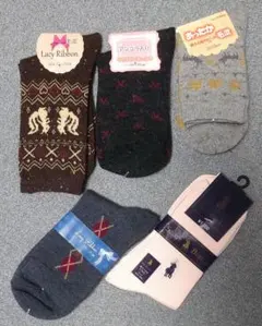 【未使用】レディースソックス5足セット