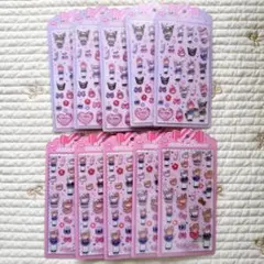 新作！定価6600円サンリオ ぷくりんキャンディシール 10枚　キティマイメロ