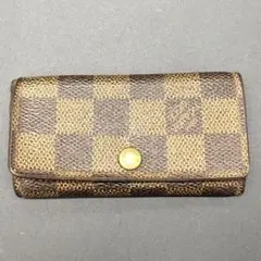 LOUIS VUITTON ルイヴィトン 4連 キーケース ダミエ ブラウン