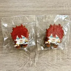 あんスタ【朔間零＆朔間凛月】のっかりラバークリップ★Seasons★2点セット あんスタ【朔間零＆朔間凛月】のっかりラバークリップ☆Seasons