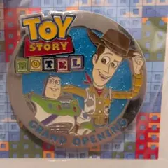 【期間限定】ディズニー トイストーリーホテル オープン記念 バッジ ピンバッジ