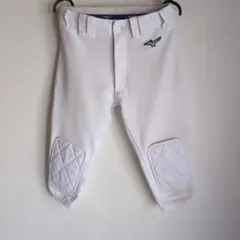 Mizuno 膝パッド付き白ユニフォームパンツ　　 150センチ