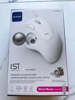 【新品 未使用 】ELECOM M-HT1UR 有線トラックボールマウス