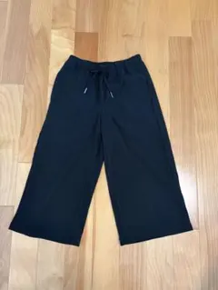 GU ワイドパンツ 110黒