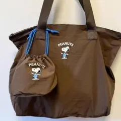 スヌーピSnoopy トートエコバッグ