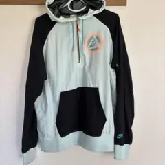 Nike フード付きジャケット ライトブルー/ブラック