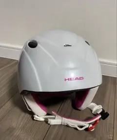 HEAD ヘルメット ホワイト/ピンク　スキー