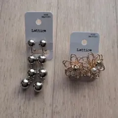 Lattice イヤリング　2点セットのサムネイル