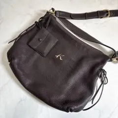 キタムラ 2wayショルダーバッワンショルダー レザー ロゴ