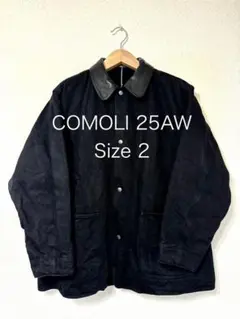 25AW 即日発送 comoli デニムレザーワークジャケット 2 2025年最新】レザーワークジャケット comoliの人気アイテム