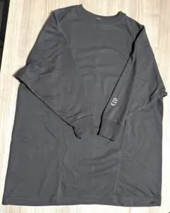 チュニック ワンピース トレーナー プードゥドゥ POUDOUDOU 花 グレー