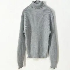 KULALETTA VIACHE ハイネックシルバーラメリブニットセーター