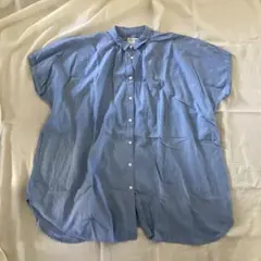 ピープルツリー　People Tree オーバーサイズチュニックブラウス　Mのサムネイル