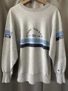 90s チャンピオン リバースウィーブ スウェット 杢グレー 霜降り USA製