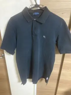 BURBERRY BLUE LABEL ポロシャツ　ブラック　M