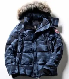 【未使用級✨】カナダグース　ウィンダム　レアカラー　US企画　ブルーマーブル