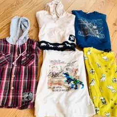 ✴️キッズ 110 120 トップス フード 冬服 長袖 まとめ売り 男の子