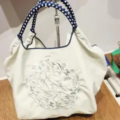 ボールアンドチェーン エコバッグ 深川製磁 BCポット柄 GRAY グレー M