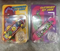 RofJ スケートボードキーチェーン　ワンピース　ブルック　ニカ　ルフィ