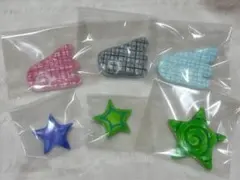 ブローチ ハンドメイド ウィッシュコア 星 粘土