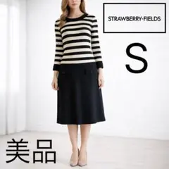 美品☆ストロベリーフィールズ☆美スタイル☆ニットワンピース☆S