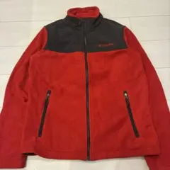 Columbia フリースジャケット ツートーン ブラック レッド ヴィンテージ