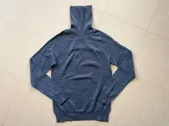 新品 GAPダークグレー タートルネック セーター 長袖 メリノウール100%