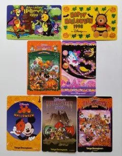 ディズニー・ハロウィン　テレホンカード使用済