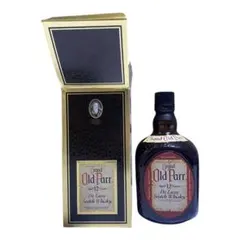 【古酒】オールドパー デラックススコッチ ウイスキー 箱付 No.536 専用オールドパー デラックス スコッチウイスキー 金陶器 送料無料
