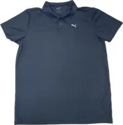 PUMA プーマ ポロシャツ 黒 ブラック Lサイズ 吸汗速乾 トレーニング
