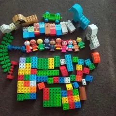 アンパンマン ブロック　アンパンマンとなかよしどうぶつバケツ