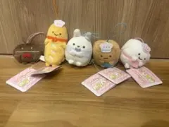 すみっコぐらし あつまるんですいろんななかまゴムひも付きマスコット コンプリート