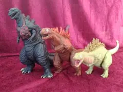 シン・ゴジラ　第二／第三／第四形態　３点　ムービーモンスターシリーズ　展示品