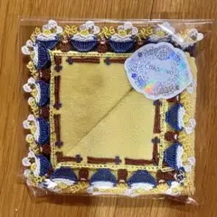 【送料込　最安値】近沢レース 卵かけご飯 カナリアイエロー ハンカチ