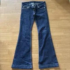 MOUSSY VINTAGE フレアデニムパンツ
