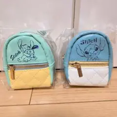 スティッチ　スカーフ付チャームリュック　2種セット