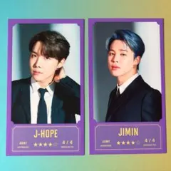 BTS  メッセージフォト　ホソク　ジミン　バンバンコン　トレカ