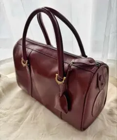◇美品◇カルティエ ミニボストンバッグ マストライン ボルドー