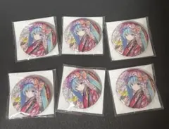 初音ミク 花色衣 缶バッジ スカイタウン 雪ミク 中国再販　6点