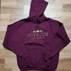 JOY RICH バーガンディ フード付きパーカー美品