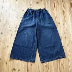 08mab ゼロハチマブ　綿麻 リネン コットン デニム ワイド パンツ