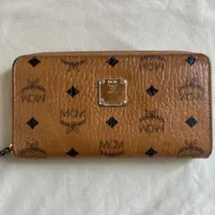 MCM 財布　長財布　ファスナー　内側紫のサムネイル