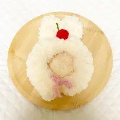 10cmぬい ぬい服 帽子 ボンネット 編み物 ぬいぐるみ うさぎ ぬい帽子