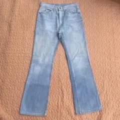 81年 USA製 Levis517 W32 オレンジタブ ブーツカットデニムのサムネイル