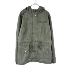 FOREVER 21 フード付きジャケット Mサイズ オリーブグリーン アウター